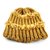 Voici France Womens Winter Warm Knitting Hats/Cap Wool Baggy Slouchy Beanie Hat Cap golden color