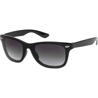 Adrian Wayfarer, Rectangular Sunglasses(Black)