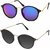 Adrian Round Sunglasses(Blue,Black)