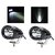 Autosky 20w Oval Shape Fog Lamp Light Spot Light Bulb Offroad Led SMD Fog Lamp Lights 2pcs
