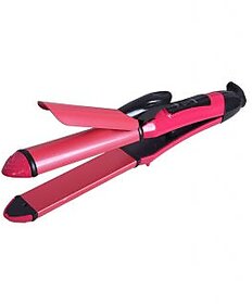 2 in1 Hair Beauty Set Curler and Straightener