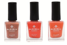 Tarnished Copper Brickola And Rustic Decay 9.9ml Each Elenblu Matte Nail Po