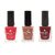 Formal Affair Tarnished Copper and Inflamed Rose 9.9ml Each Elenblu Matte Nail Polish Set of 3 Nail Polish