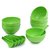 Premium Quality Round Shape Soup Bowls Set (6 Bowl and 6 Spoon) - Microwave Safe - for Home