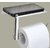 Prestige stainless L-Shape steel chrome polish toilet paper holder