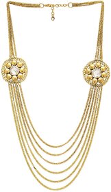 sparkle golden necklace