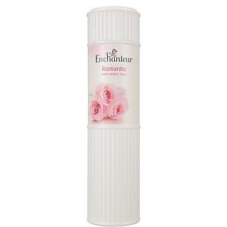 Enchanteur Romantic ,Body Perfumed Talc 200 G. (7.05 Oz) ,The exotic sensual fragrance of Bulgarian Rose and White Jasmine