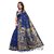 SOFTIEONS E-COMMERCE Women's Multicolor Floral Art Silk Saree With Blouse