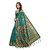 SOFTIEONS E-COMMERCE Women's Multicolor Floral Art Silk Saree With Blouse