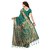 SOFTIEONS E-COMMERCE Women's Multicolor Floral Art Silk Saree With Blouse