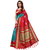 SOFTIEONS E-COMMERCE Women's Multicolor Floral Art Silk Saree With Blouse