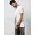 PAUSE White Solid Round Neck Slim Fit Full Sleeve Men's Henley T-Shirt