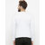 PAUSE White Solid V-Neck Slim Fit Full Sleeve Men's Henley T-Shirt