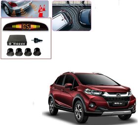 Auto Addict Car Black Reverse Parking Sensor With LED Display For Honda WRV