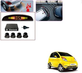 Auto Addict Car Black Reverse Parking Sensor With LED Display For Tata Nano