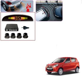 Auto Addict Car Black Reverse Parking Sensor With LED Display For Maruti Suzuki Alto 800