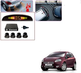 Auto Addict Car Black Reverse Parking Sensor With LED Display For Fiat Punto