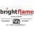 Brightflame ISI Marked 4 Burner Black Glass Stove - Tulip Series