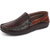 Fausto Men's Brown Party Loafers Casual Shoes