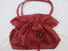 Latest Design Hand Bag For Women Girls Red Colour Multipurpose