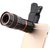 8X Zoom Lens Mobile Phone Telescope F18 mm 16 Degree Colour Black