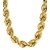 Rope chain 22 kt gold plated one gram 24 inch daily use real look for men women 5630