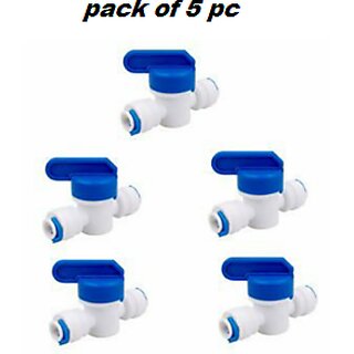 RO Manual Flush Valve And Manualy TDS Controller  Pack of 5 pcs. for RO Water Purifier