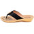 Gymsym women casual flat sandal(5056 fancy black)