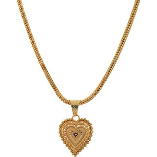 Jewar Mandi Chain 24 inch Gold Plated with Brass  Copper , Gold Foil Gold Locket Jewelry for Women Girls