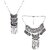 Minha combo of2 Fashion Jewellery Bohemia Gypsy Tibetan Vintage Coin Necklace for Girls & Women(Silver)