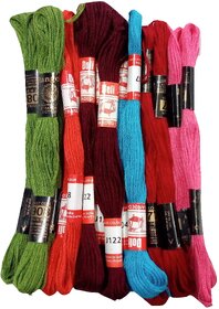 Cotton Thread 12 Piece Multicolor