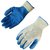 DIY Crafts Washable Reusable Left Right Hand Rubber Gloves, Reusable New Safety Security Latex Coatd Cotton Large Work Gloves Latex Safety Gloves (Pack Of 2 Pair, Off White  Green)