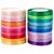 DIY Crafts 500 Yard Silk Satin Ribbon Rolls 2/5 Inch Wide, Multicolor (Pack of 20 Rolls)