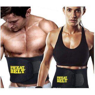 Buy Sweat Hot Shapers Tummy Trimmer Slimming Belt / Hot Waist Shaper Belt  Instant Slim Look Belt Online - Get 92% Off