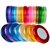 DIY Crafts Baotongle Fabric Ribbon Rolls, 16 Assorted Colors (Pack of 32 Rolls)