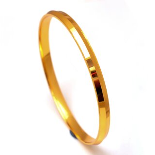 Jewar Mandi Men's Kada Bracelet Handmade One Gram Gold Plated Stylish Gents Jewelry for Men  Boys