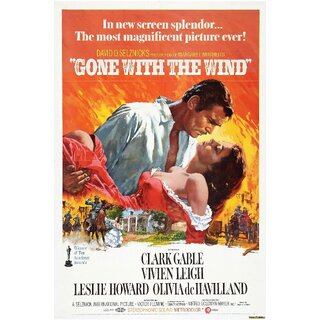                       Gone with The Wind Hollywood Movie Posters Form Giant Innovative GI039 12 x 18, 300 GSM                                              