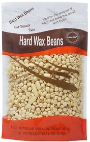 Hot Hard Wax Beans Pellet Waxing Body Bikini Hair Removal (Cream) 100gram