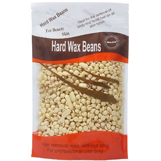 Hot Hard Wax Beans Pellet Waxing Body Bikini Hair Removal (Cream) 100gram