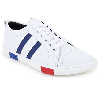 BOYS STYLISH CASUAL WHITE SNEAKER SHOES 