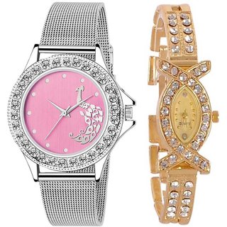 TRUE CHOICE NEW SUPER FAST AND BEST QUALITY COMBO WATCH FOR WOMEN AND GIRL WITH 6 MONTH WARRNTY