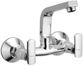 Oleanna Speed Brass Sink Mixer Wall Mounted - Chrome Finish