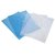 JARANI Clear Button File Bag, A4 Document Envelope Folder and Legal Document File, Set of 5 Pcs