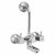 Oleanna Livoon Brass Wall Mixer Telephonic with L-Bend 220mm (Chrome)