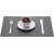 Smile Mom Table Place Mats for Dining Table 4 Piece PVC, Washable/ Anti-Skid (45 X 30 CM ,Black Checks )