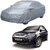 AutoRetail Ford FIESTA Silver Matty Car Body Cover for 2014 Model (Mirror Pocket, Triple Stiched)