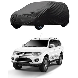 AutoRetail Mitsubishi PAJERO Grey Car Body Cover for 2019 Model (Triple Stiched, without Mirror Pocket) AutoRetail Mitsubishi PAJERO Grey Car Body Cover for 2019 Model (Triple Stiched, without Mirror Pocket)