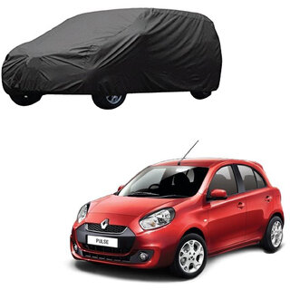                       AutoRetail Renault PULSE Grey Car Body Cover for 2019 Model (Triple Stiched, without Mirror Pocket)                                              