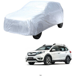 AutoRetail Honda BRV Silver Matty Car Body Cover for 2018 Model (Triple Stiched, without Mirror Pocket) AutoRetail Honda BRV Silver Matty Car Body Cover for 2018 Model (Triple Stiched, without Mirror Pocket)