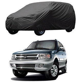 AutoRetail Tata SAFARI Grey Car Body Cover for 2019 Model (Triple Stiched, without Mirror Pocket) AutoRetail Tata SAFARI Grey Car Body Cover for 2019 Model (Triple Stiched, without Mirror Pocket)